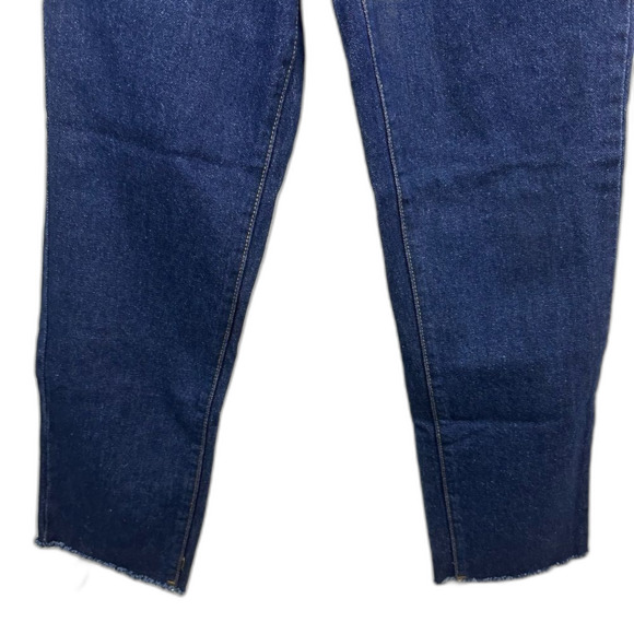 J. Galt Brandy Melville Millie Button-Front Dark Wash Denim Jeans NWT Size Small - Picture 8 of 15